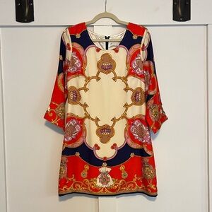 JB by Julie Brown // Red Silk Cocktail Dress!
